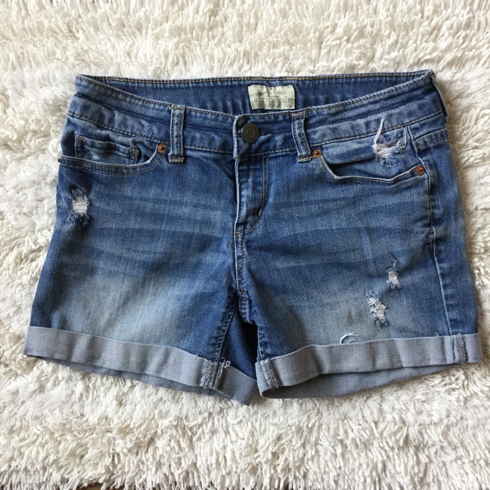 Aeropostale distressed shorts